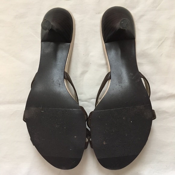 Maurice’s Brown Strappy Sandals with Bow - Picture 5 of 8